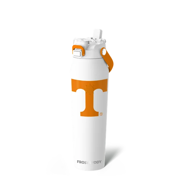 Bottle Buddy 32oz - Tennessee Volunteers, Gameday — bottle32-white-ncaa-tennessee-stripe