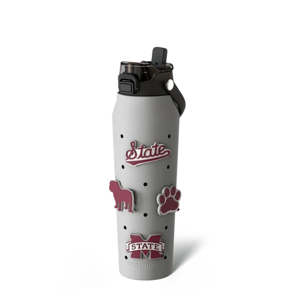 Bottle Buddy 32oz, Mississippi State Bulldogs, Skin + Budz Bundle