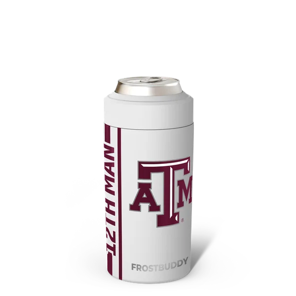 Universal Buddy, Texas A&M Aggies, Gameday — c-c-white-ncaa-texasam-stripe-uni