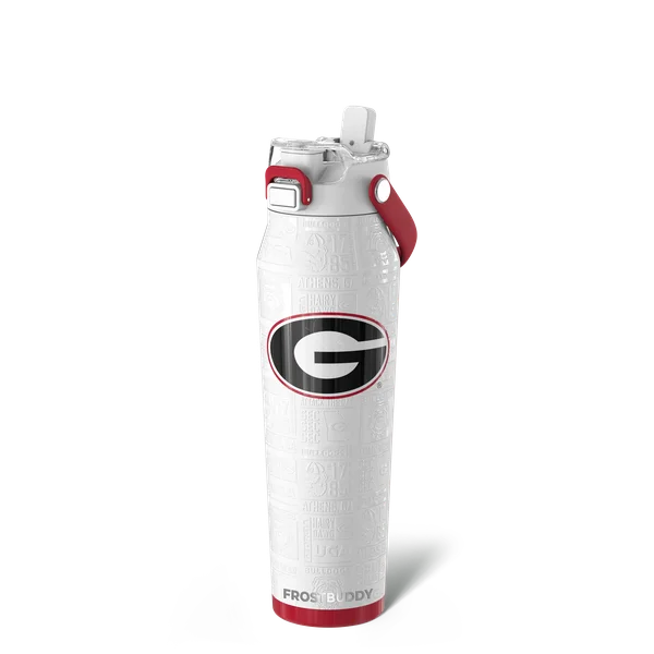 Bottle Buddy 32oz - Georgia Bulldogs, Legacy — bottle32-georgia3dwhite