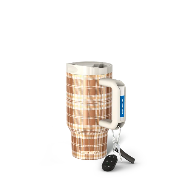 Mug Buddy 16oz, Pumpkin Patch Plaid