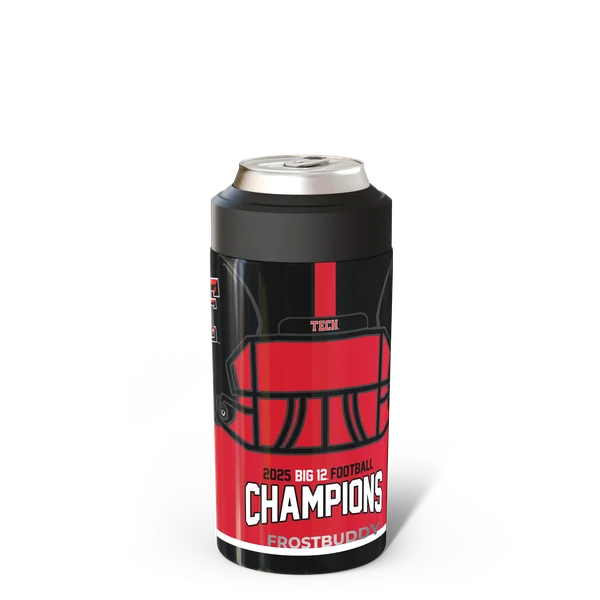 Universal Buddy - Texas Tech Red Raiders, 2025 Big 12 Champions — c-c-black-ncaa-texastech-helmetbig1225-uni