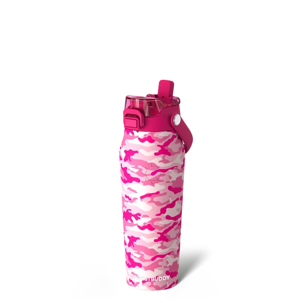 Bottle Buddy 24oz - Pink Camo