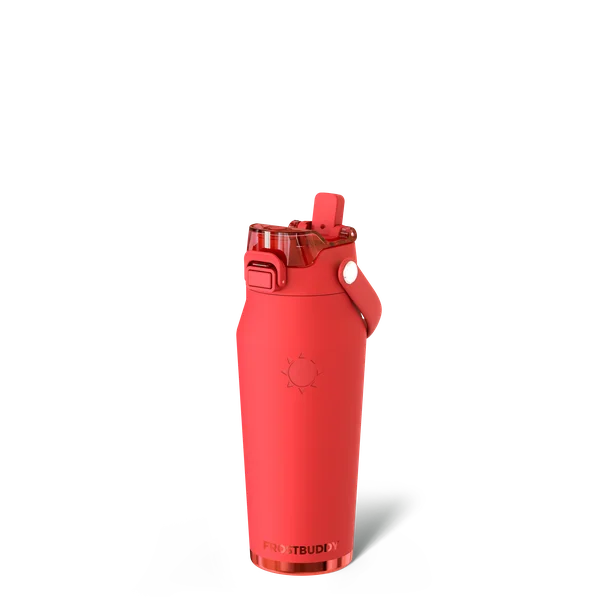 Bottle Buddy 16oz - Red — bottle16-red-rub
