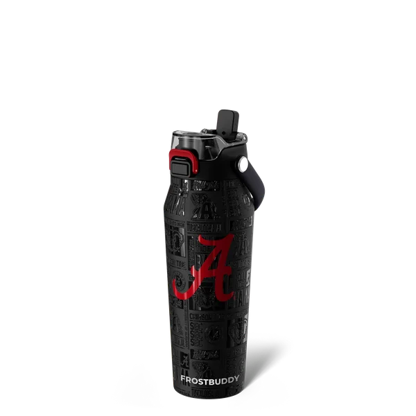Bottle Buddy 24oz, Alabama Crimson Tide, Legacy — bottle24-alabama3dblack