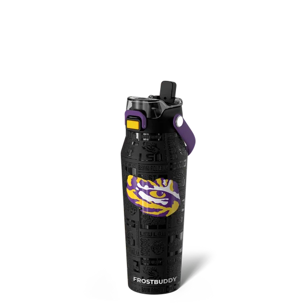 Bottle Buddy 24oz - LSU Tigers, Legacy — bottle24-lsu3dblack