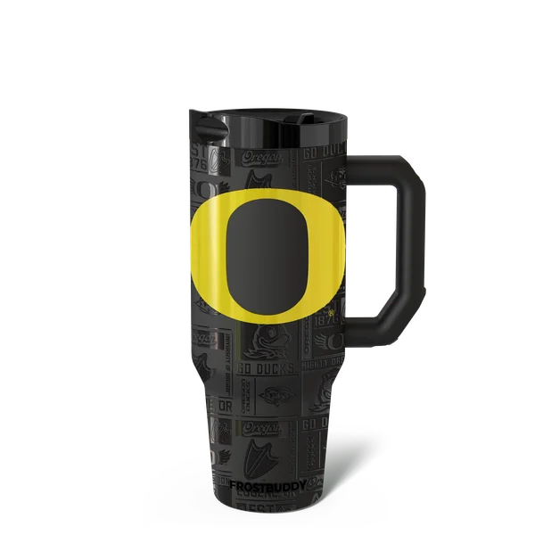 Thicc Buddy 40oz, Oregon Ducks, Legacy — thicc40-oregon3dblack-one
