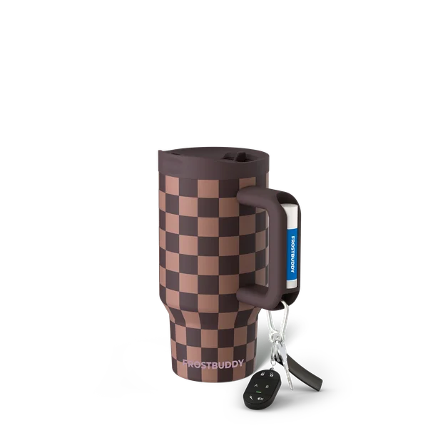 Mug Buddy 16oz - Espresso Checkered