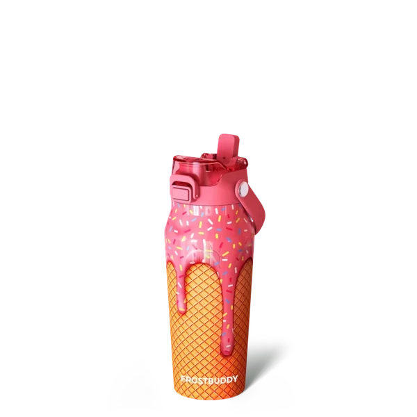 Bottle Buddy 16oz - Pink Ice Cream